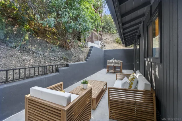 a view of balcony and deck