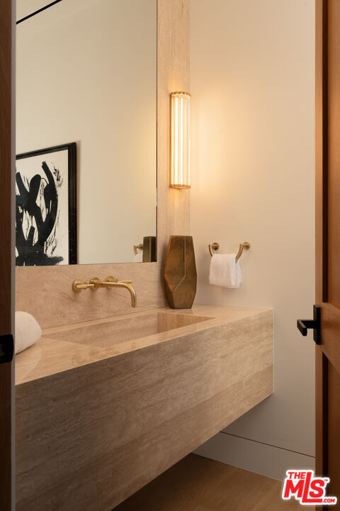 5819 Filaree Heights Road Malibu, CA 90265 - Photo 35 of 41 a bathroom with a sink