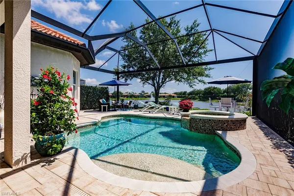 a view of yard with outdoor seating