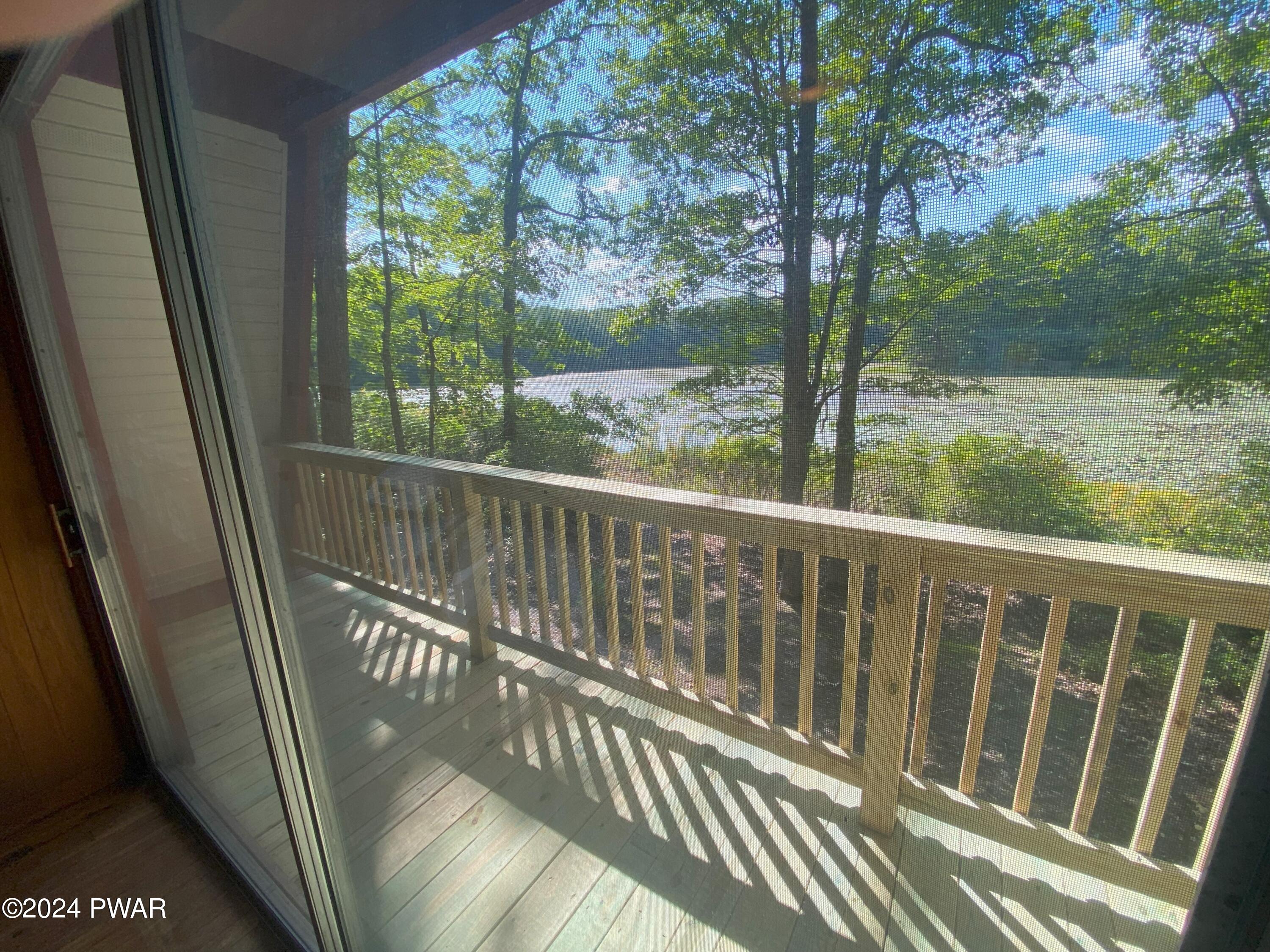 185 Whitney Lake Road Hawley, PA 18428 - Photo 21 of 29 View from Bedroom Balcony
