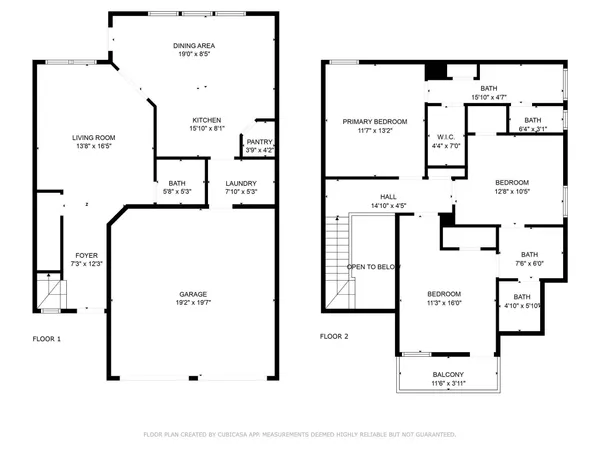 a picture of a floor plan