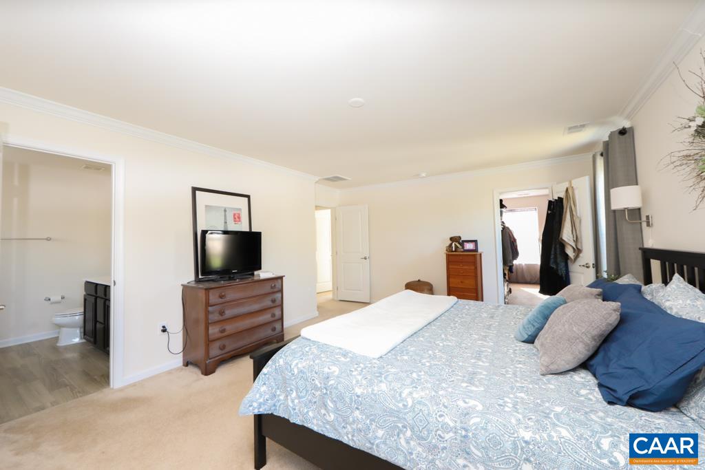309 Ridgemont Road Ruckersville, VA 22968 - Photo 14 of 29 a bedroom with a bed and a flat screen television