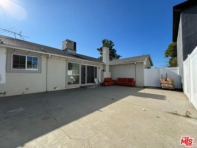 a view of a house with a patio