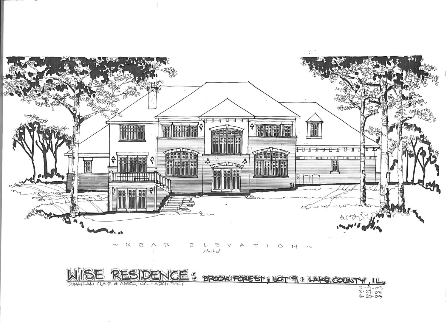 Lot 9 North Rainbow Road North Barrington, IL 60010 - Photo 16 of 20 a view of a house with a yard covered in snow