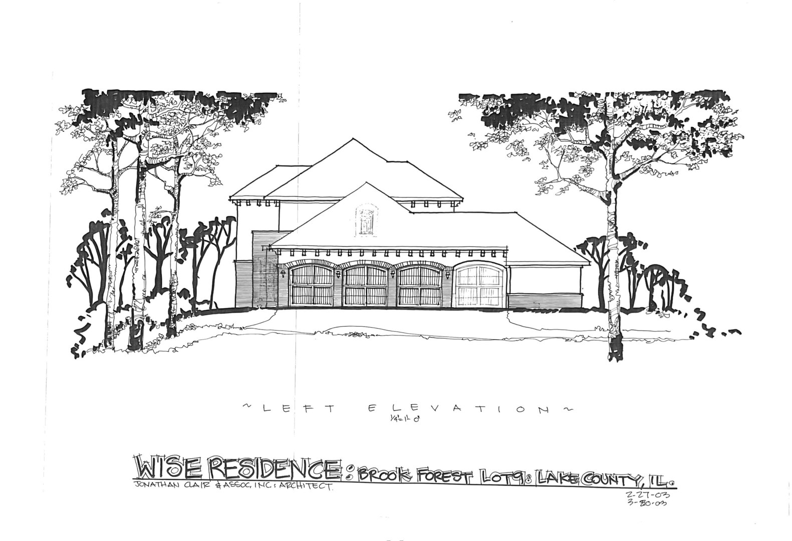 Lot 9 North Rainbow Road North Barrington, IL 60010 - Photo 17 of 20 a black and white photo of a painting