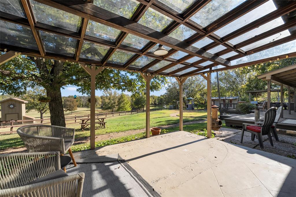 925 Church Road McGregor, TX 76657 - Photo 31 of 40 a view of a swimming pool with a patio