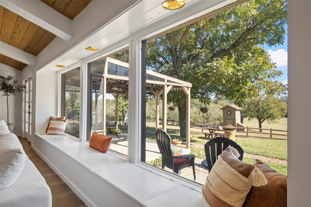 925 Church Road McGregor, TX 76657 - Photo 8 of 40 a view of a porch with furniture and garden