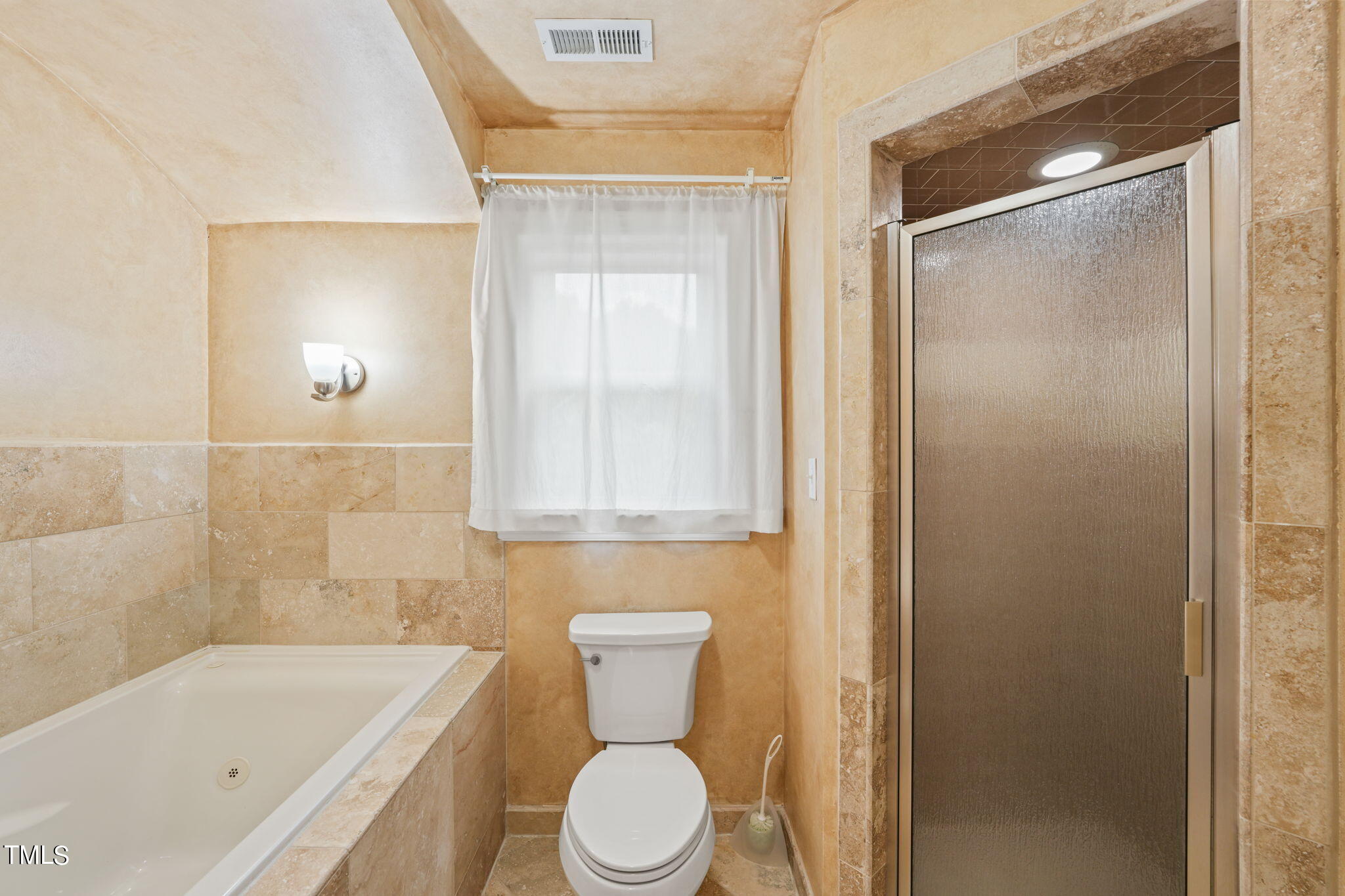 10917 Coachmans Way Raleigh, NC 27614 - Photo 30 of 67 Master Bath Shower and Jacuzzi Tub