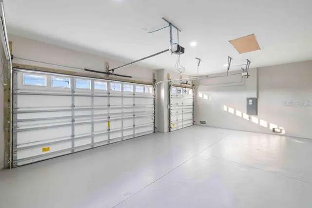 a view of a room with an empty room