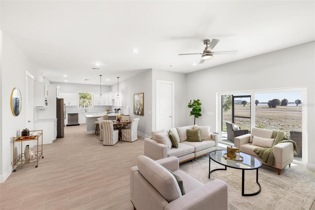 38 Lark Drive Placida, FL 33946 - Photo 10 of 46 a living room with furniture and kitchen view