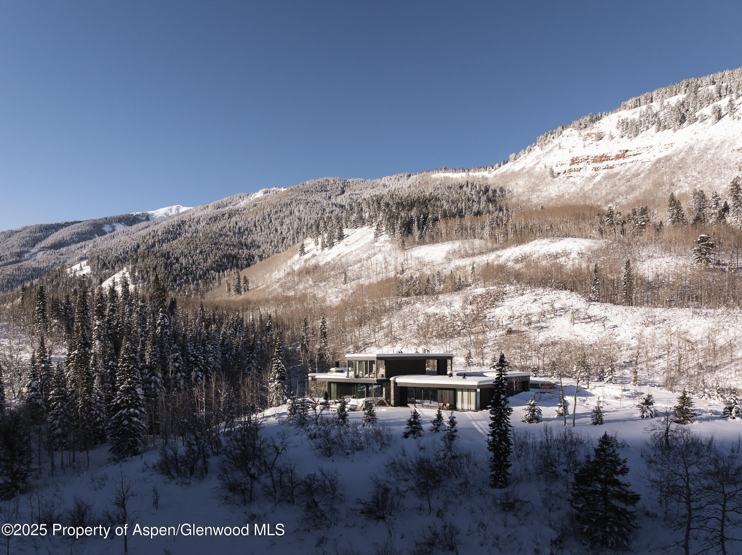 724 North Hayden Road Aspen, CO 81611 - Photo 46 of 49 Winter exterior