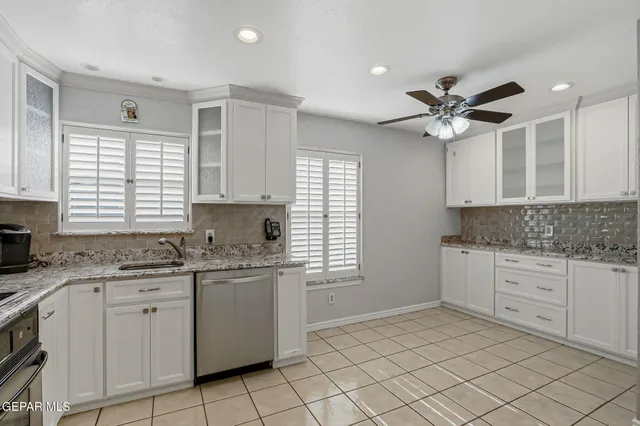 a view of a street with some trees