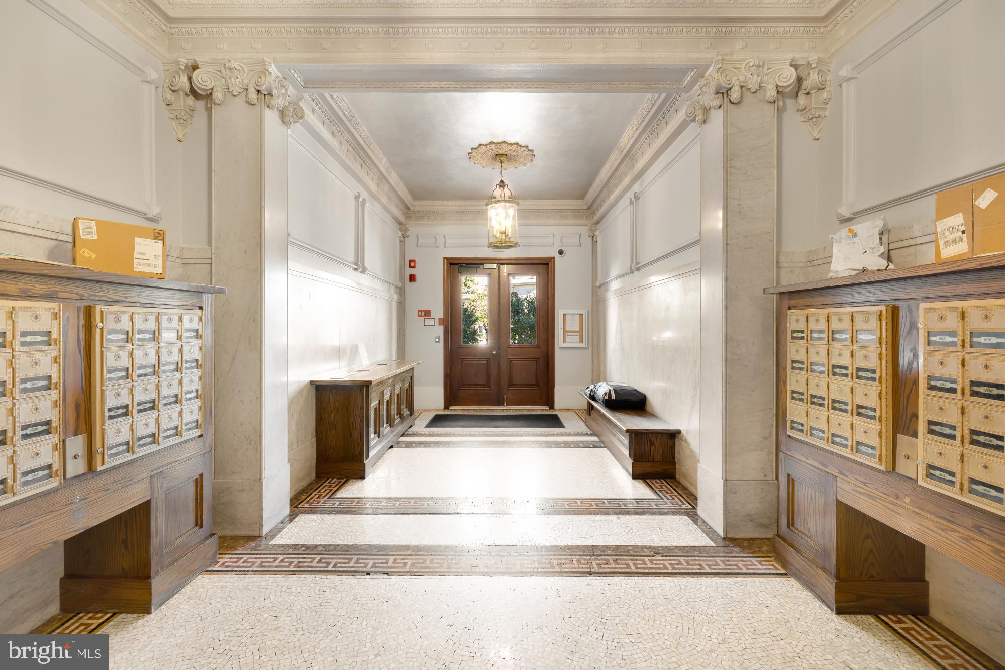 2000 16th Street Northwest, Unit 6 Washington, DC 20009 - Photo 34 of 37 a view of a hallway with windows