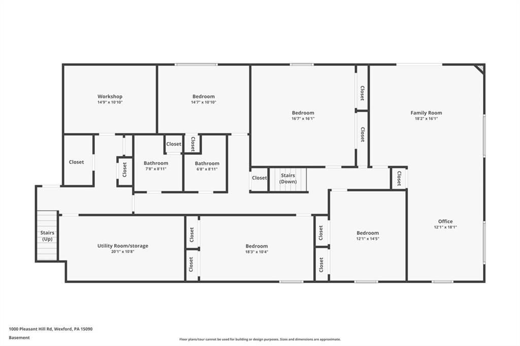 1000 Pleasant Hill Road Wexford, PA 15090 - Photo 36 of 37 a picture of a floor plan