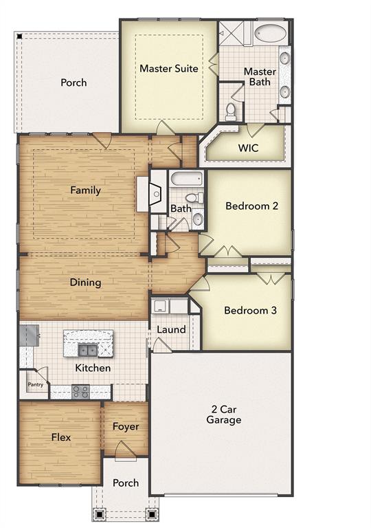 1213 Colca Drive Springtown, TX 76082 - Photo 8 of 8 Floor plan