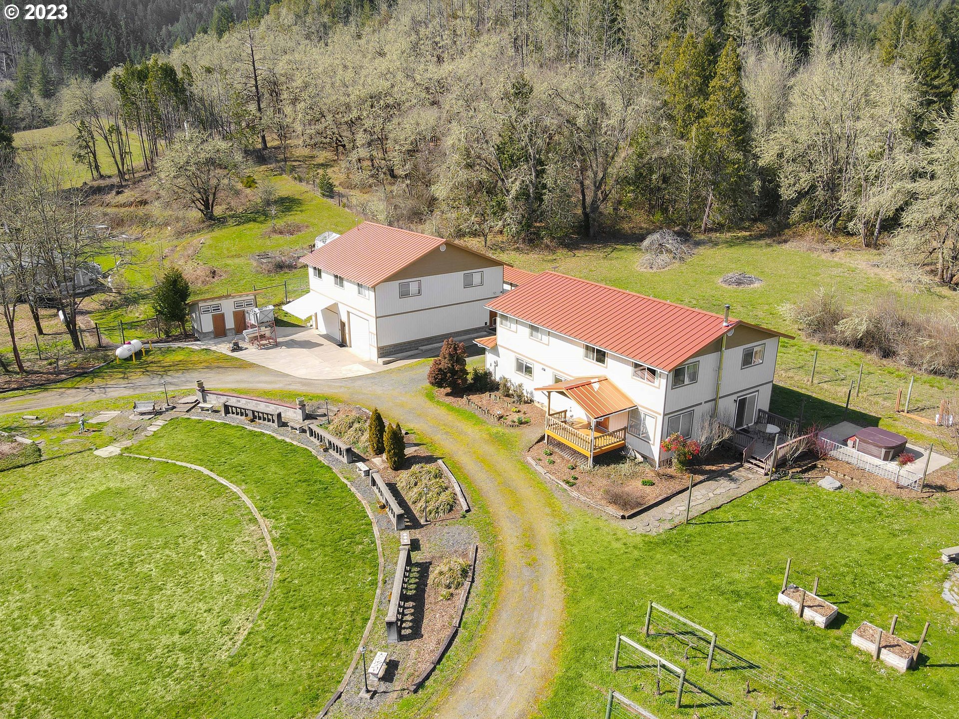 375 Porter Creek Road Winston, OR 97496 - Photo 2 of 41 Drone View/UAV