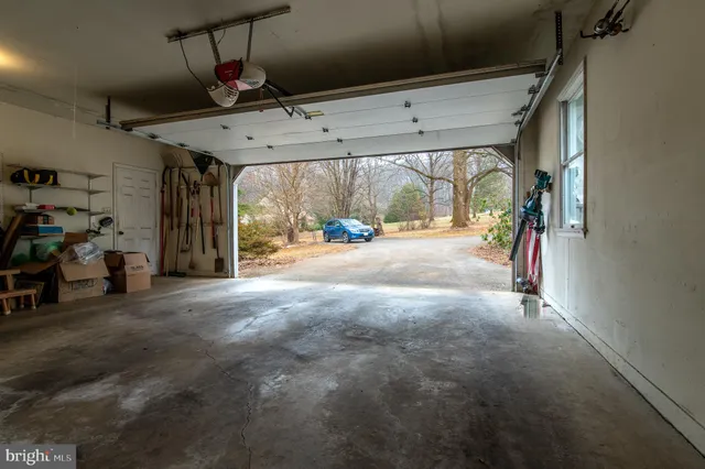 a view of a bike garage