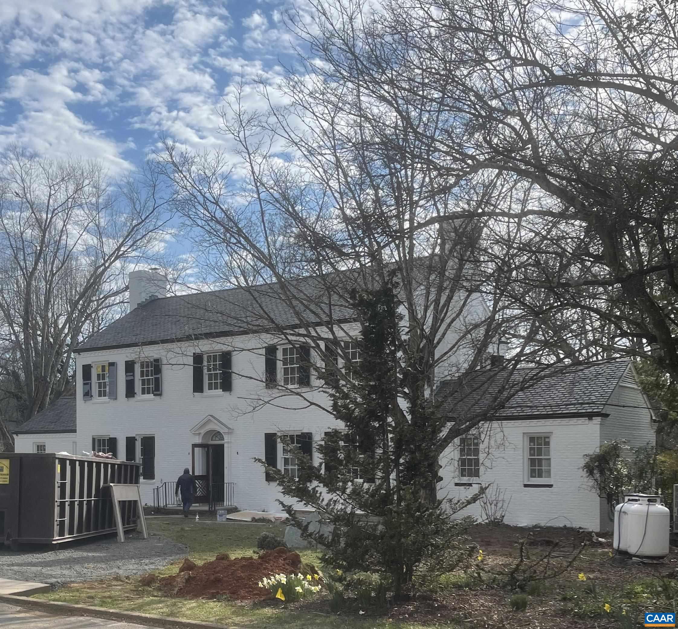 2002 Spottswood Road Charlottesville, VA 22903 - Photo 1 of 1 a view of a white house next to a yard with a large tree
