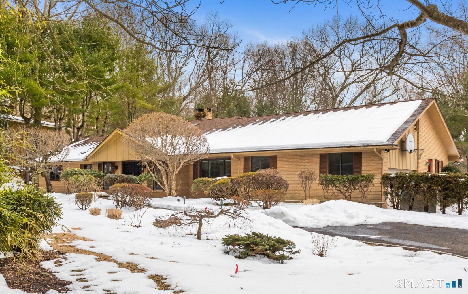 a view of a yard with a patio