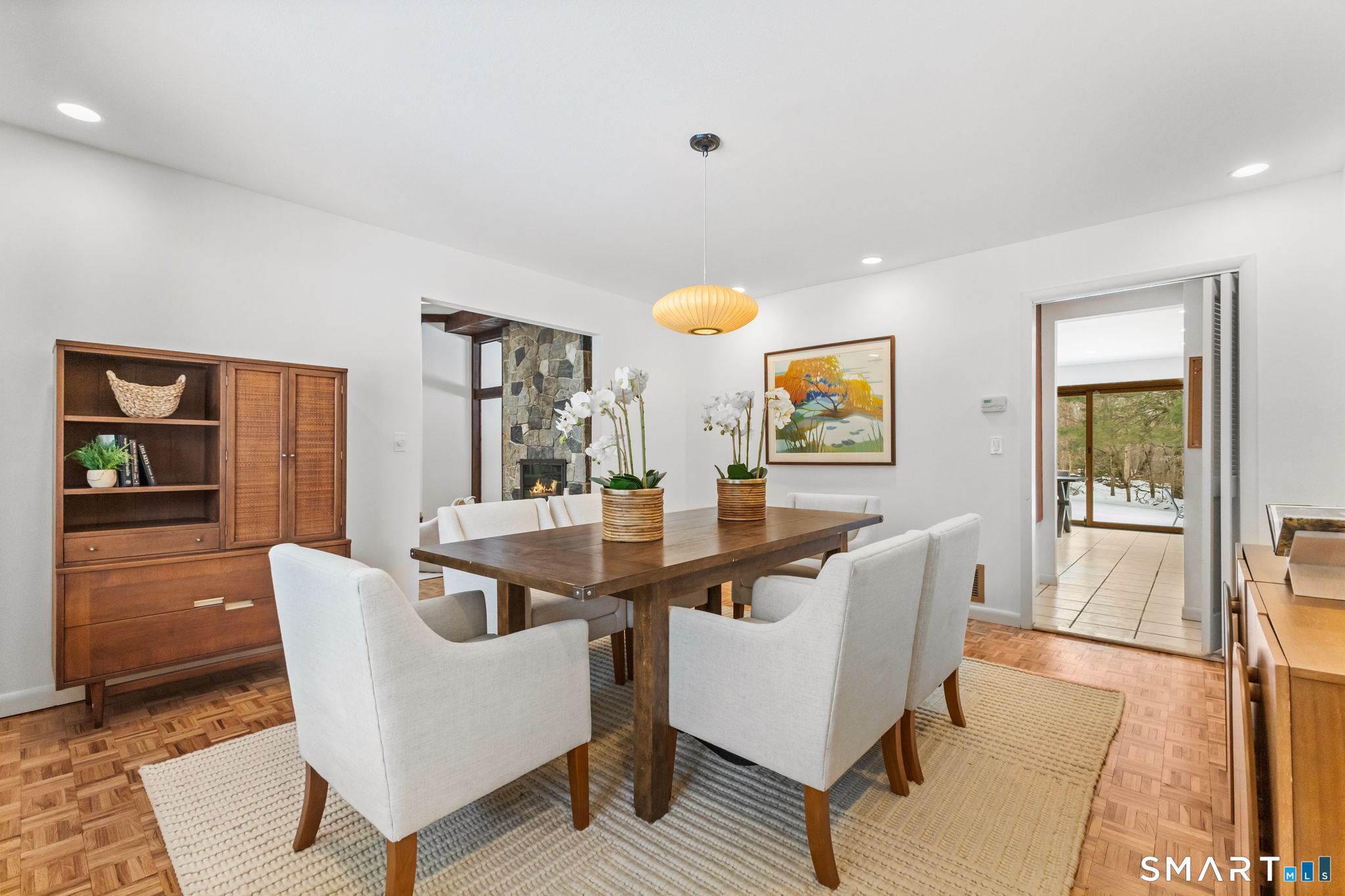 37 Quarry Road Stamford, CT 06903 - Photo 8 of 41 a living room with furniture and wooden floor