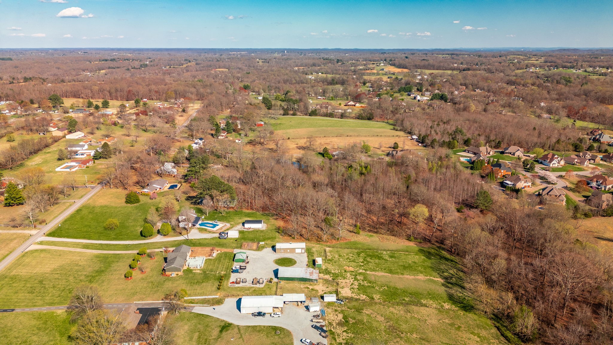 533 Lee Road Cottontown, TN 37048 - Photo 75 of 84 an aerial view of residential houses with outdoor space