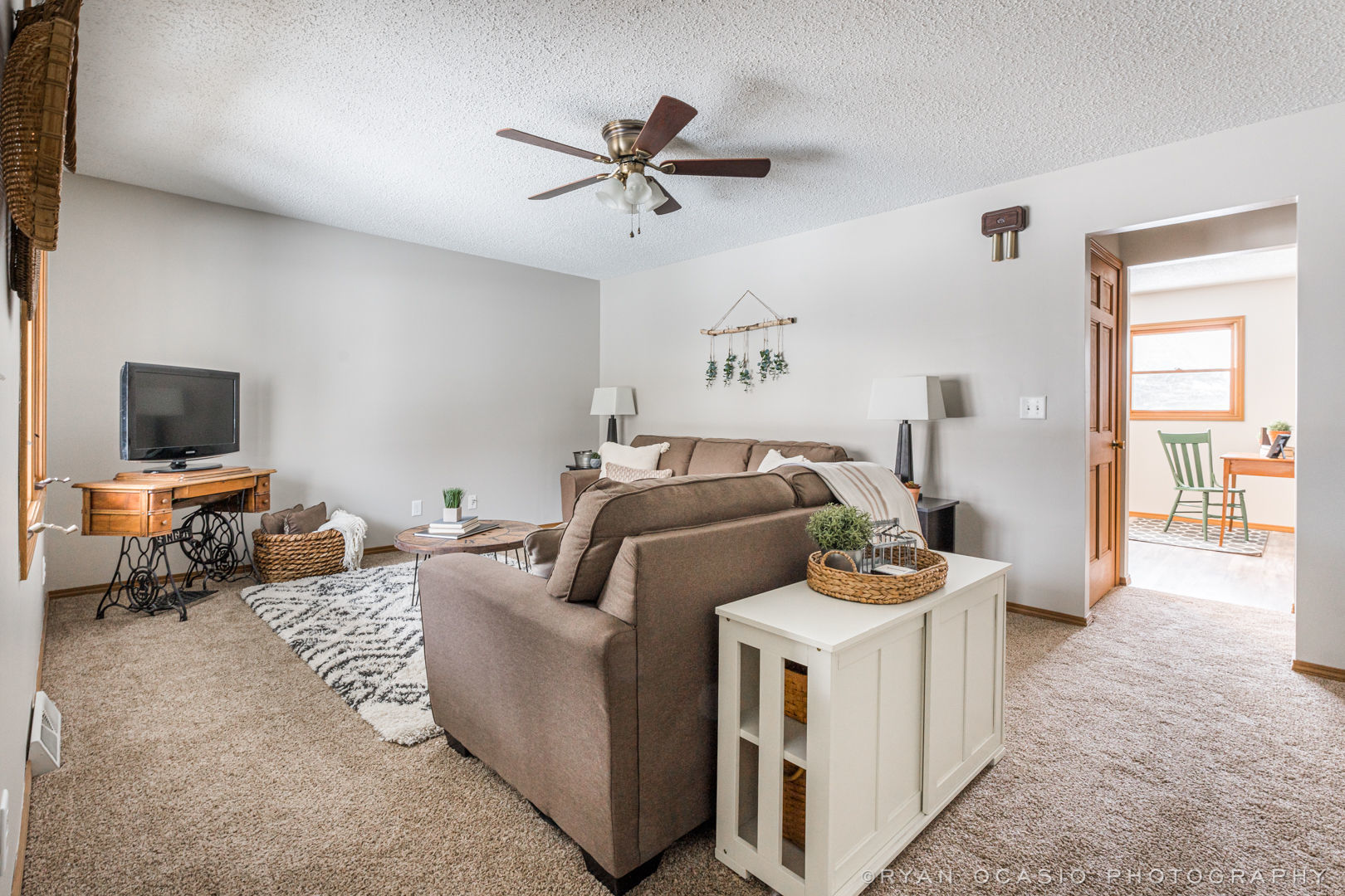403 Maple Avenue Maple Park, IL 60151 - Photo 3 of 20 a living room with furniture and a flat screen tv