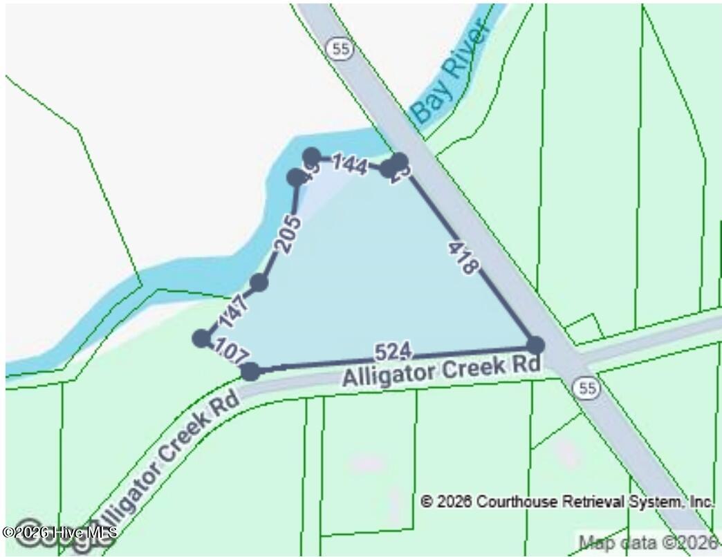40 Alligator Creek Road Merritt, NC 28556 - Photo 14 of 14 Plot dimensions