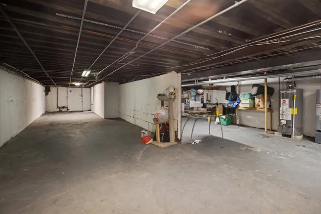 a view of storage and utility room