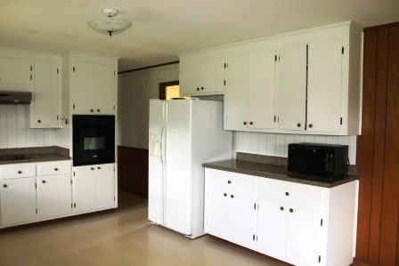165 Gose Road Forsyth, GA 31029 - Photo 5 of 12 a kitchen with granite countertop white cabinets and refrigerator
