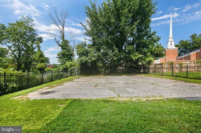 a view of outdoor space with garden