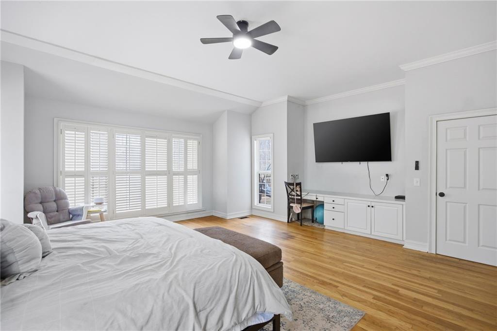 7387 Milam Road Winston, GA 30187 - Photo 23 of 41 a bedroom with a bed and a flat screen tv