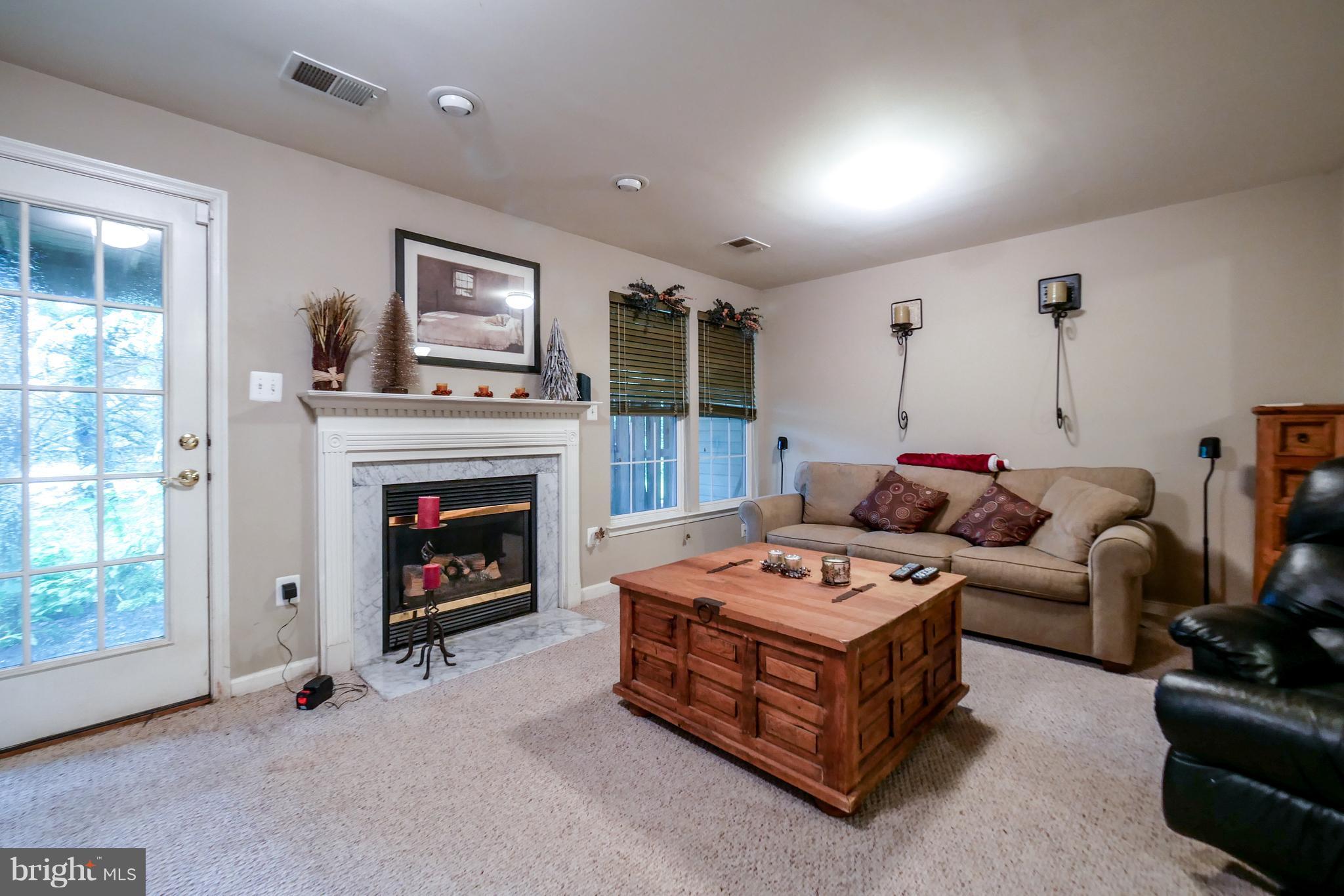 13422 Rising Sun Lane Germantown, MD 20874 - Photo 7 of 26 Large Rec Room w/Full Bath and Fireplace