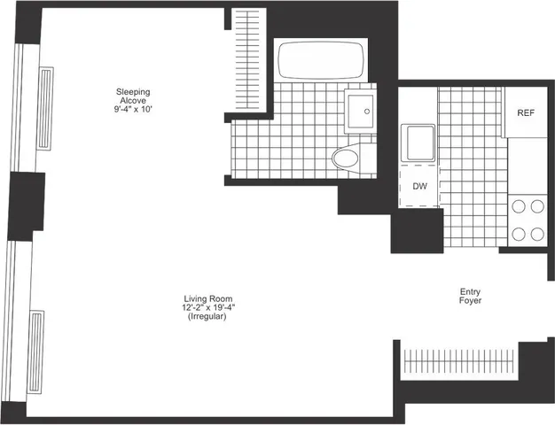 a picture of a floor plan