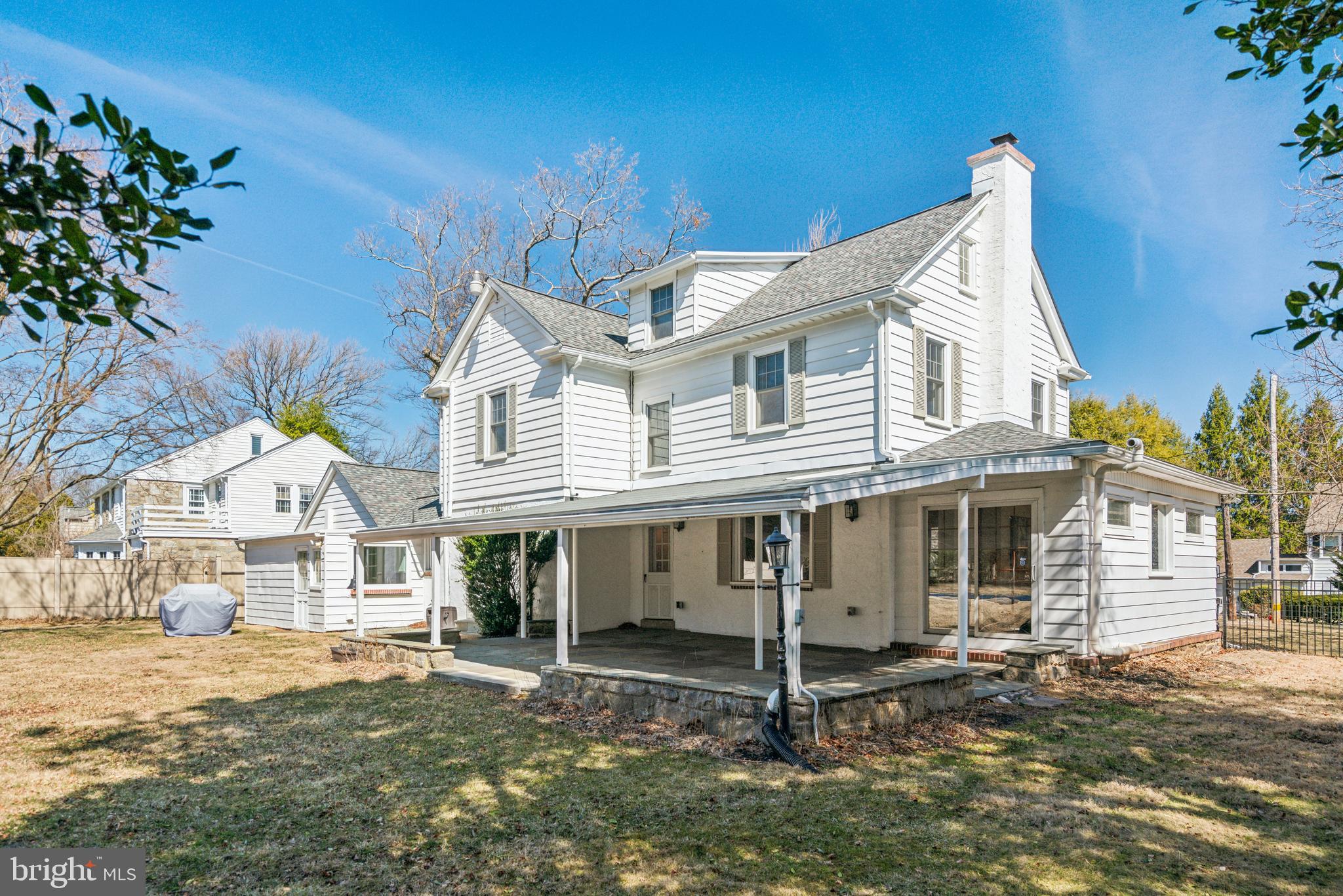 436 Penn Valley Road Penn Valley, PA 19072 - Photo 62 of 64 Back of house and 700 SF covered patio