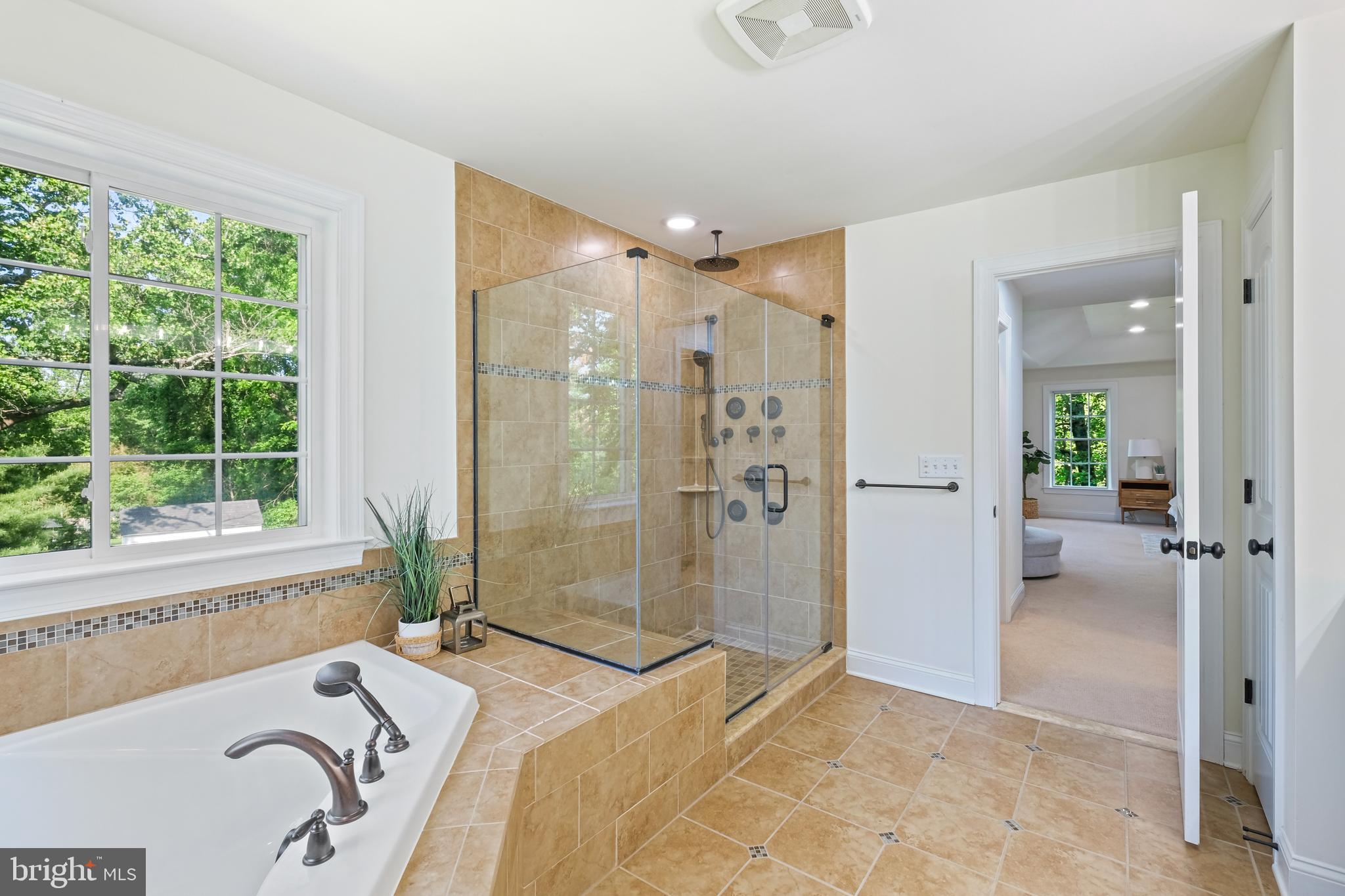 5861 Trotter Road Columbia, MD 21044 - Photo 32 of 53 Frameless Shower Stall with Rain Shower