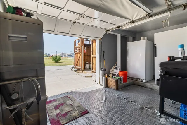 a view of storage and utility room