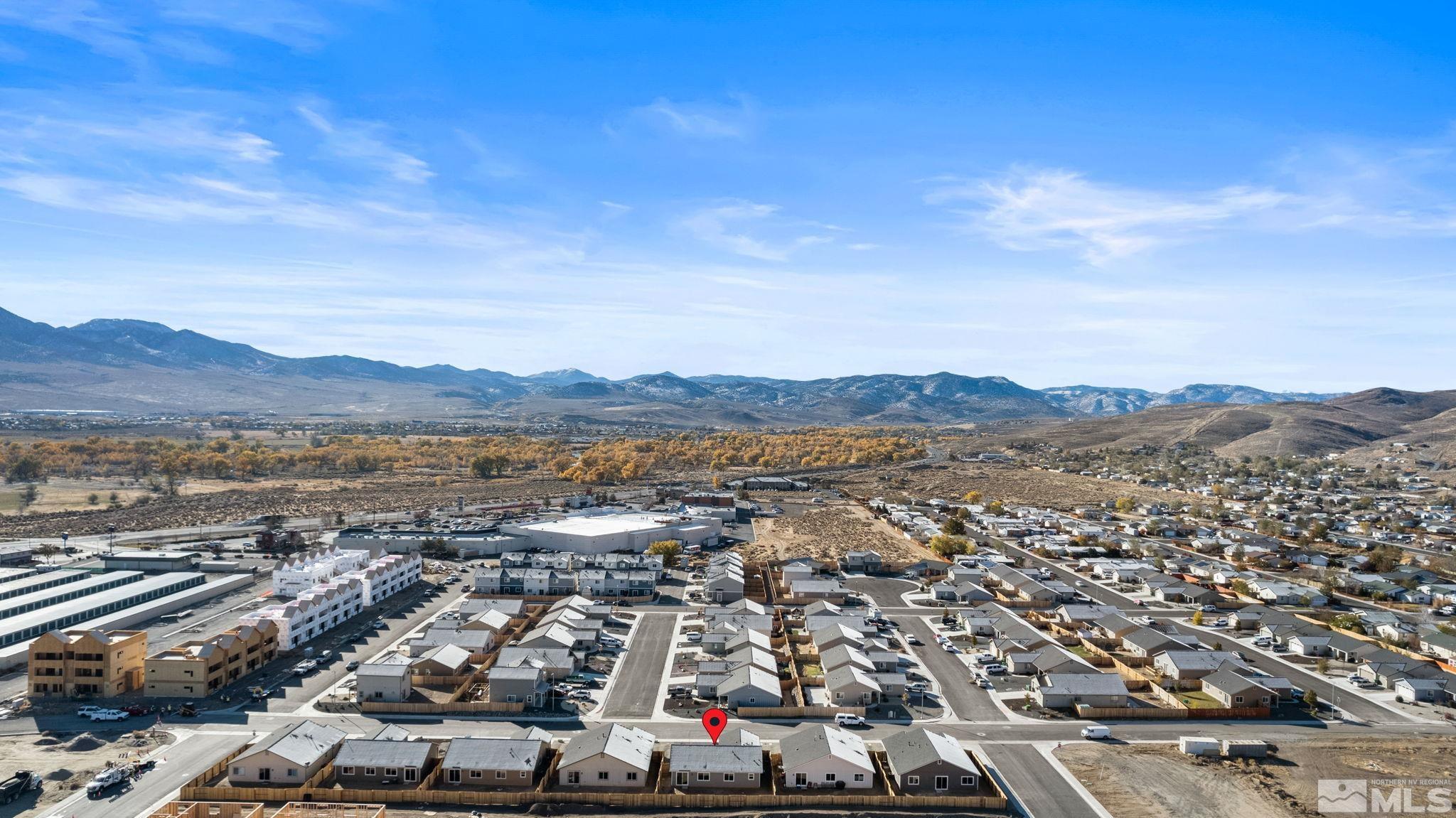 211 Green Lane Dayton, NV 89403 - Photo 6 of 28 an aerial view of residential building and lake view