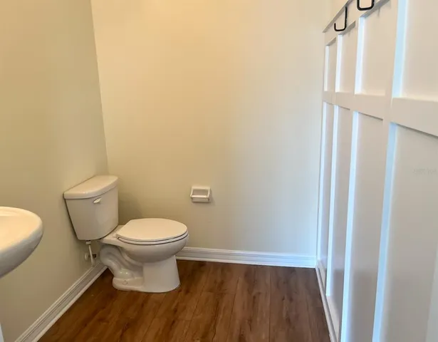 a view of a garden with a small pool