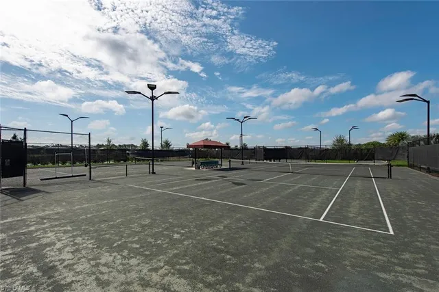 a view of a basketball court