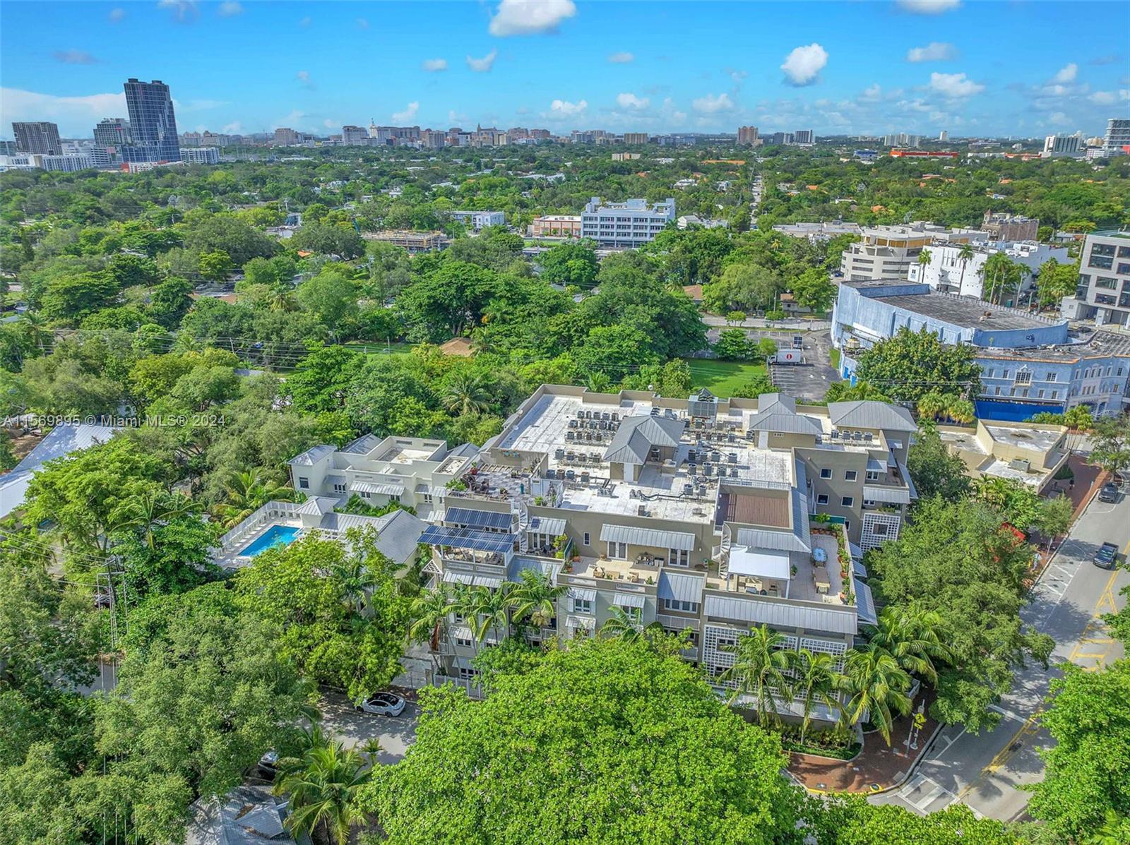 3540 Main Highway, Unit 310 Miami, FL 33133 - Photo 39 of 47 an aerial view of multiple house