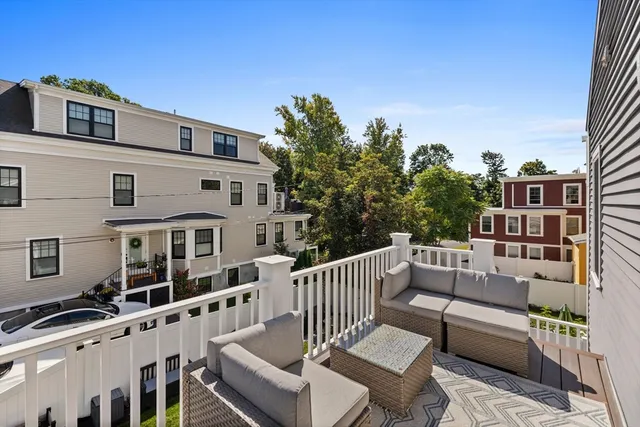 a view of balcony and deck