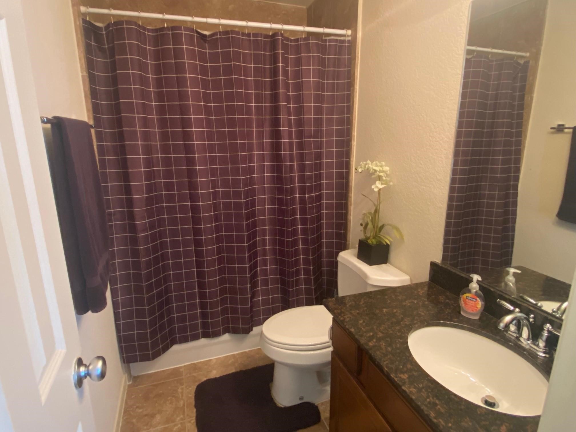 3209 Clearview Circle Houston, TX 77025 - Photo 10 of 13 a bathroom with a sink a toilet and shower