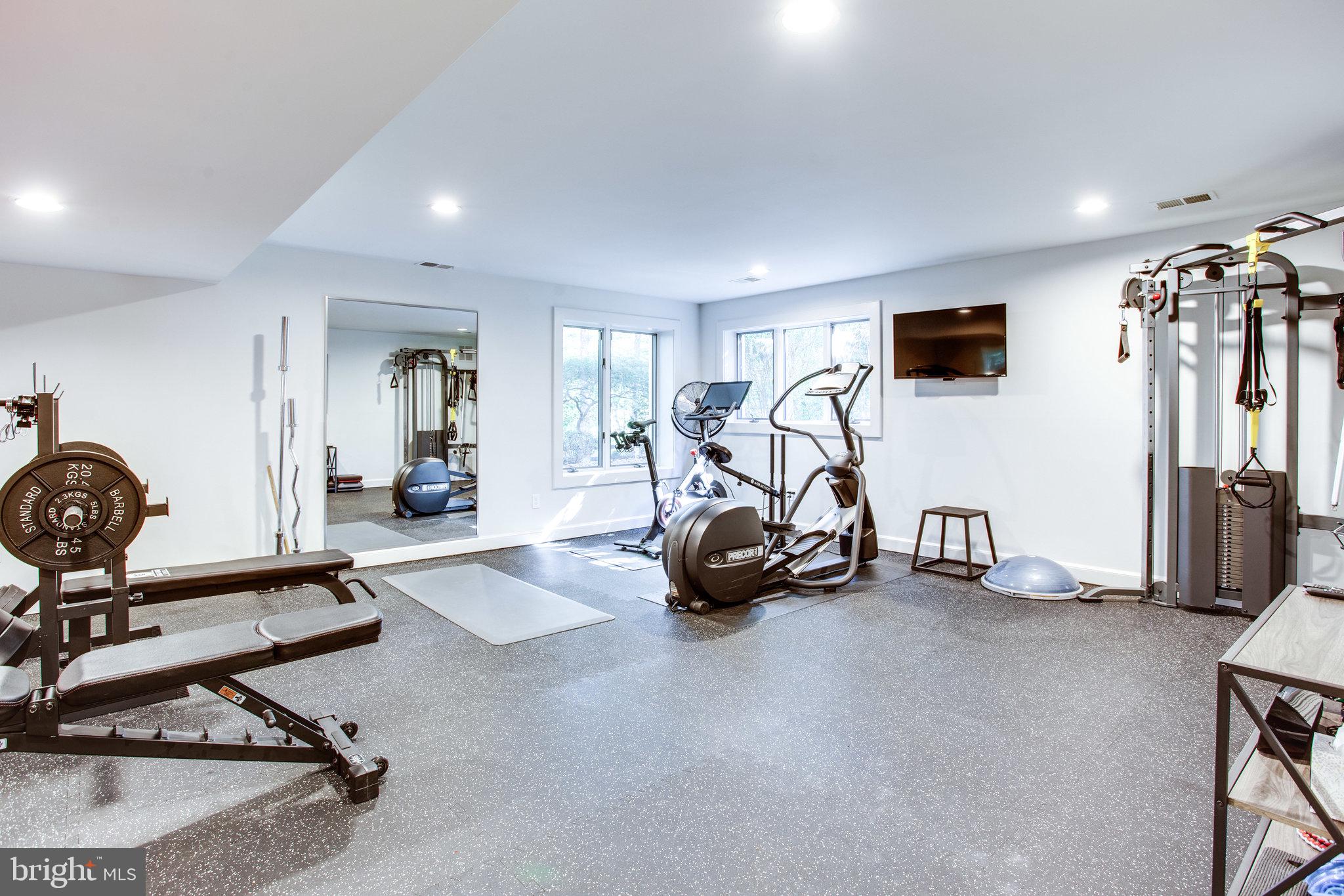 137 Yarnick Road Great Falls, VA 22066 - Photo 44 of 61 Ample Exercise Room