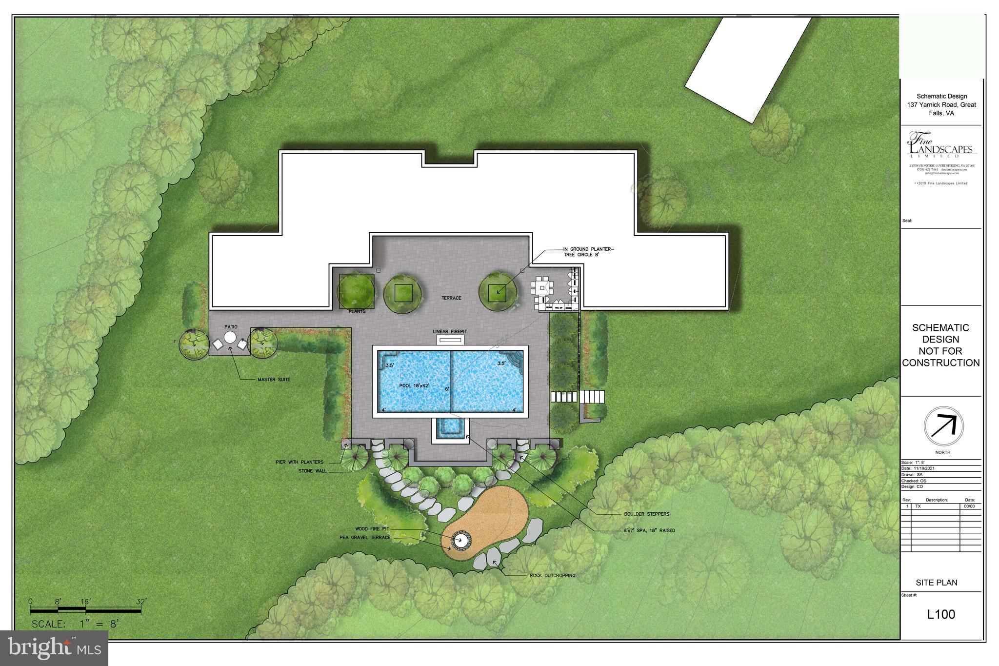 137 Yarnick Road Great Falls, VA 22066 - Photo 61 of 61 Proposed Pool plan