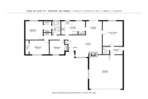 a picture of a floor plan