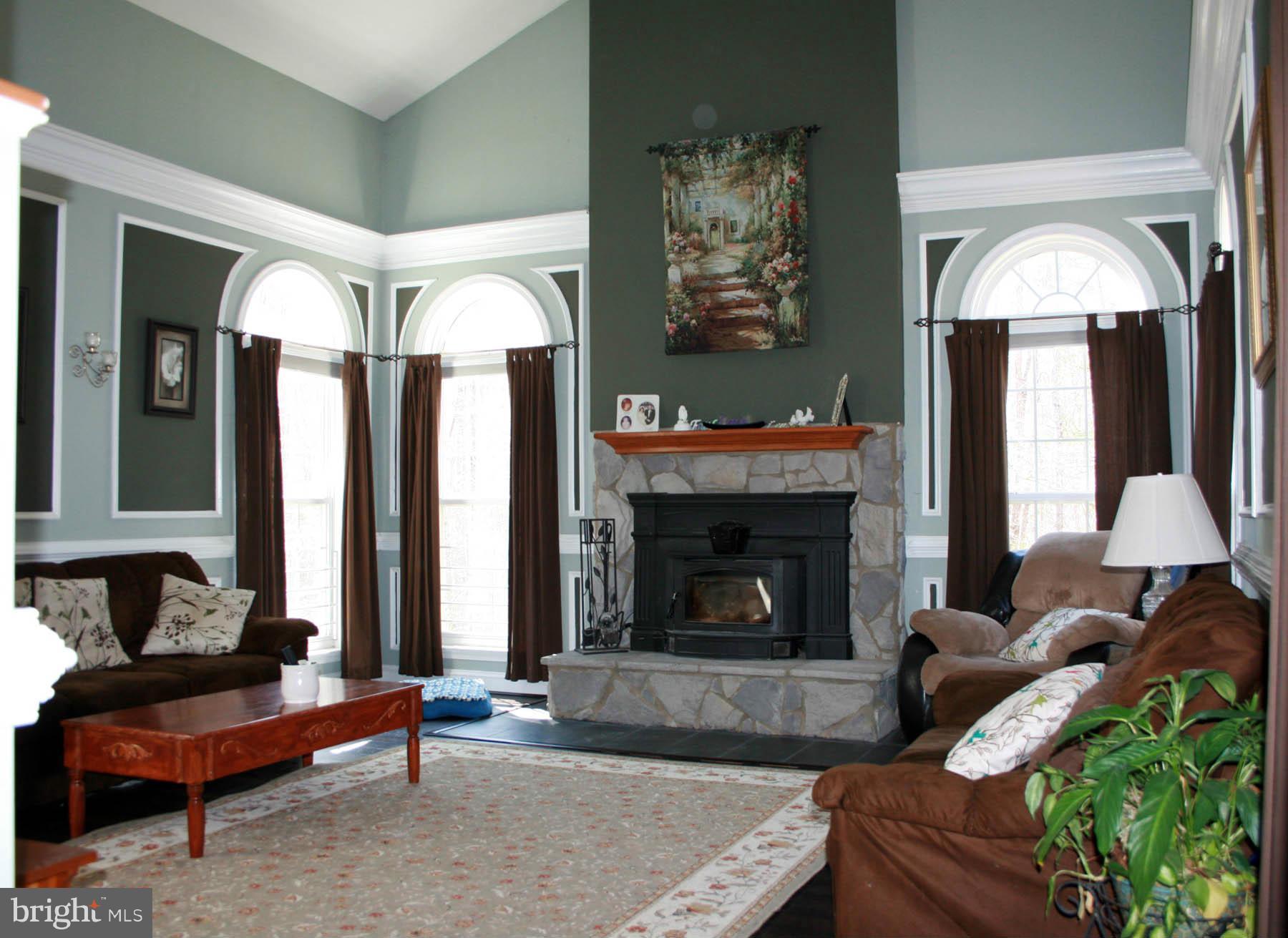 108 Meadows Road Fredericksburg, VA 22406 - Photo 14 of 30 Living Room w/ wood burning fireplace