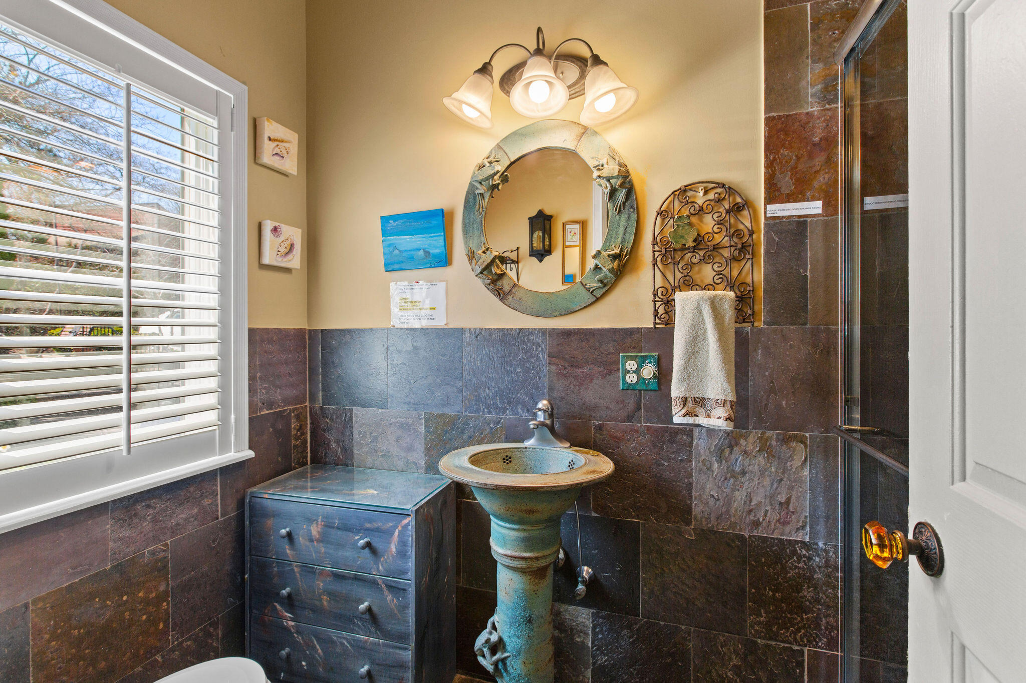 10 Somerset Road Provincetown, MA 02657 - Photo 26 of 50 a bathroom with a sink and a mirror