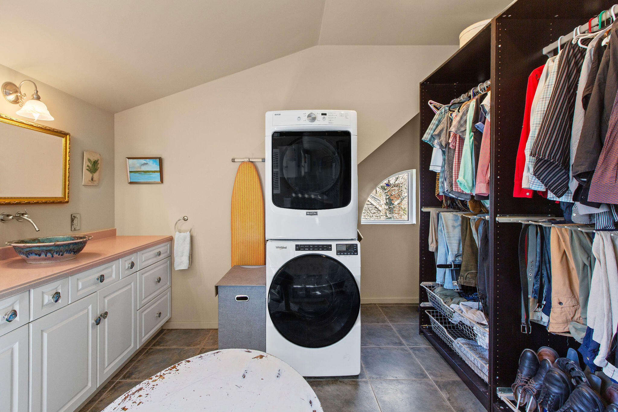 10 Somerset Road Provincetown, MA 02657 - Photo 36 of 50 a view of a bedroom with washer and dryer