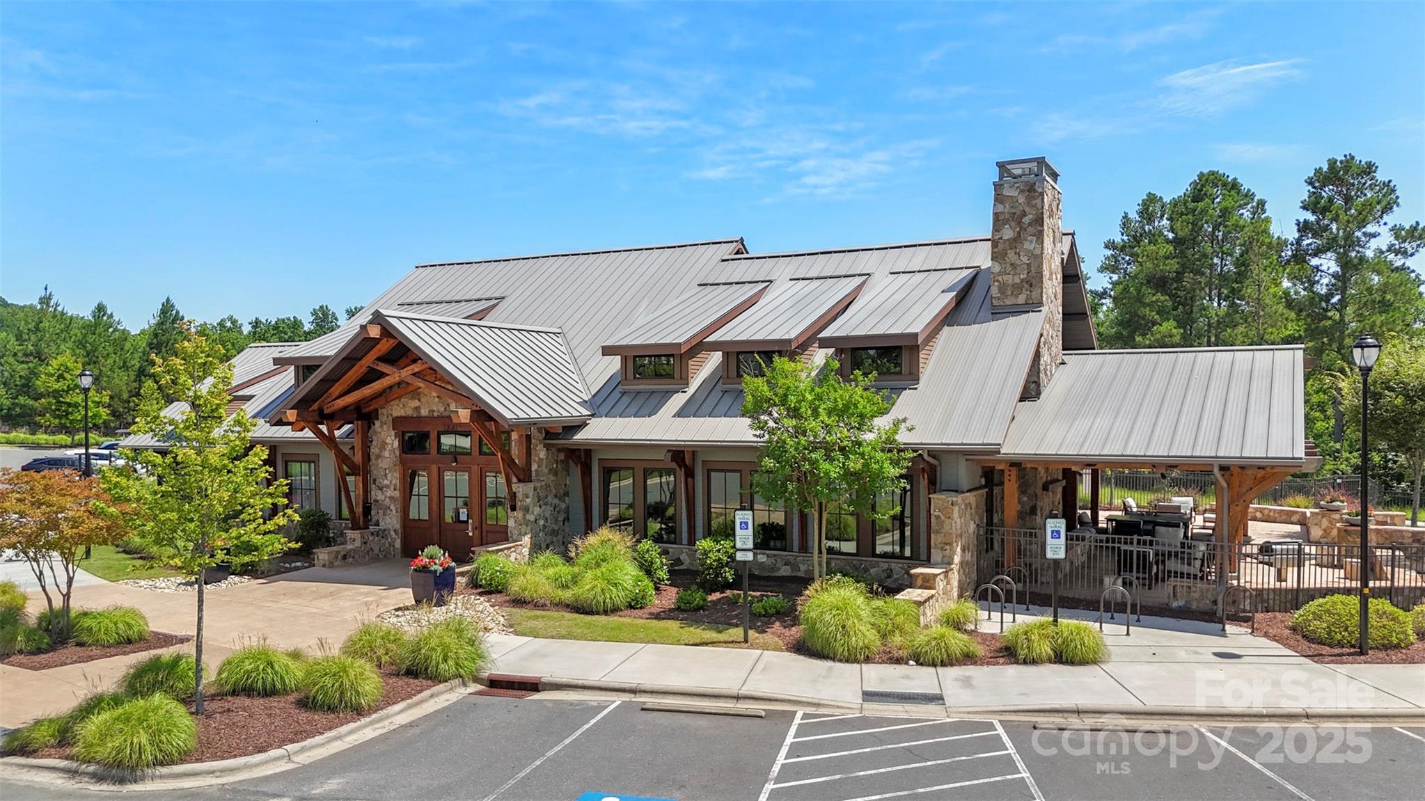 2052 Masons Bend Drive Fort Mill, SC 29708 - Photo 38 of 41 a front view of a house with sitting area and garden