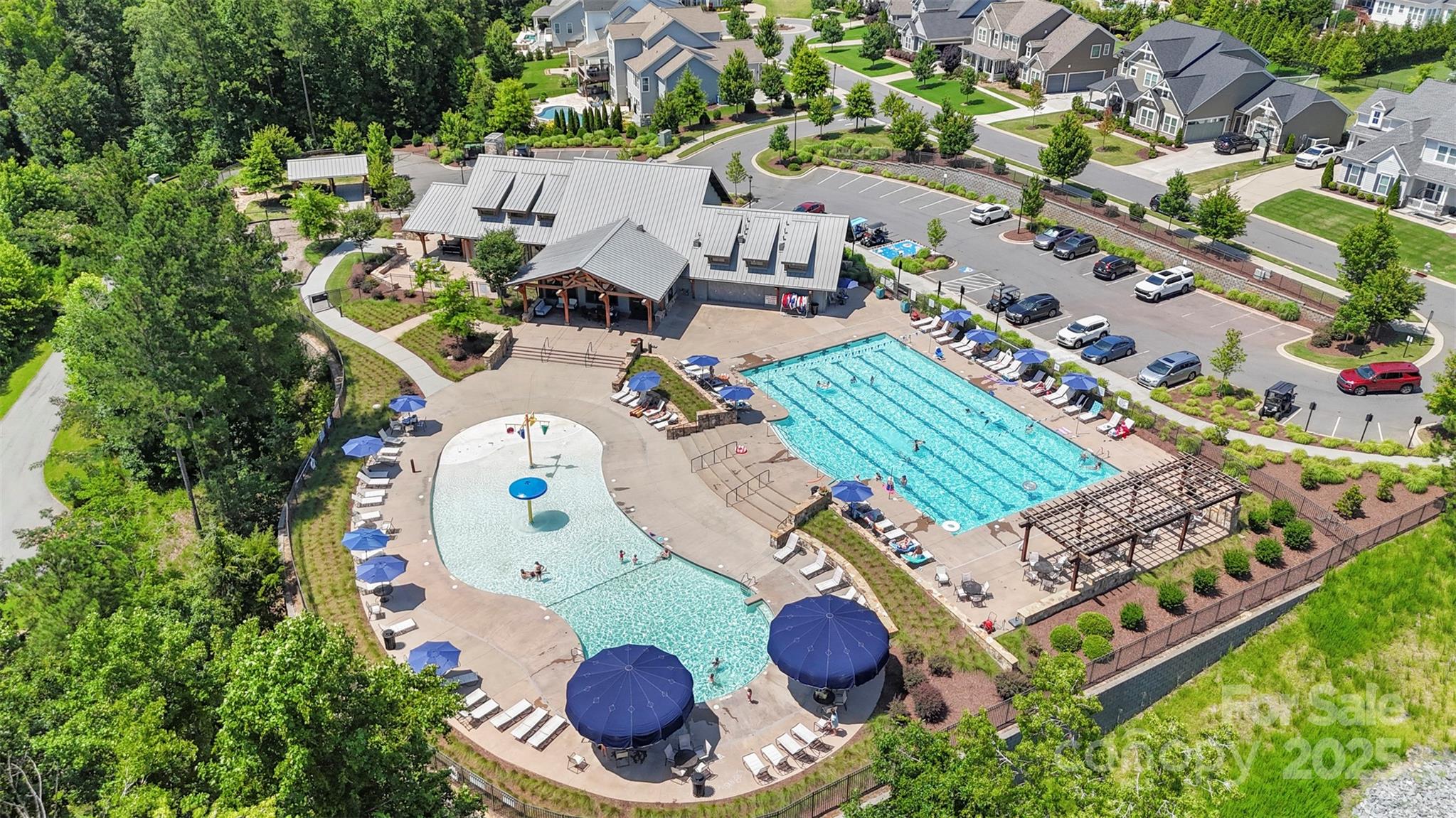 2052 Masons Bend Drive Fort Mill, SC 29708 - Photo 39 of 41 an aerial view of a house swimming pool a patio and yard